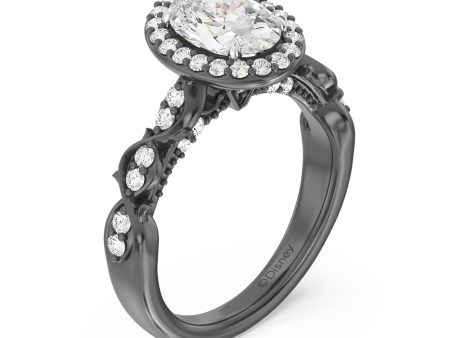 Enchanted Star Lab Grown Diamond Maleficent Halo Engagement Ring Online now