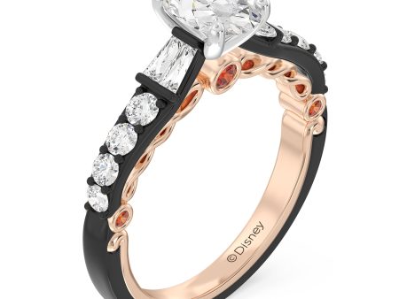 Enchanted Star Lab Grown Diamond Evil Queen Engagement Ring on Sale