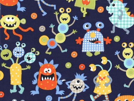 Monster Mash Space Fabric by the yard Fashion