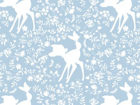 Disney Bambi Silhouette Fabric by the yard For Sale