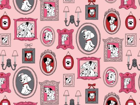 Disney 101 Dalmatians Family Frames Fabric by the yard Online Sale