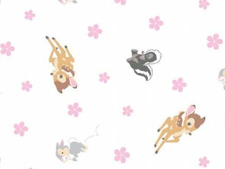 Disney Bambi Thumper Woodland Dreams Toss Fabric by the yard Supply