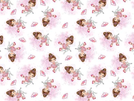 Ballerina Dance Fabric by the yard Hot on Sale