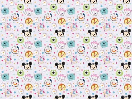 Disney Characters I love My Friends Fabric by the yard For Cheap