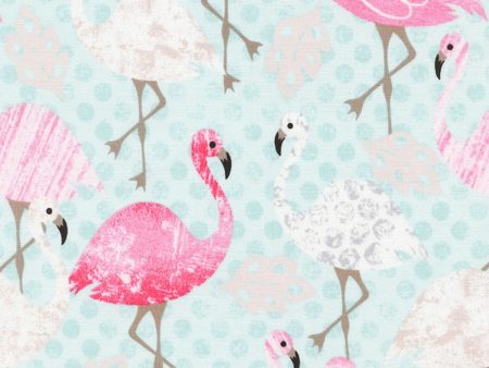 Fun Flamingo Fabric by the yard Cheap