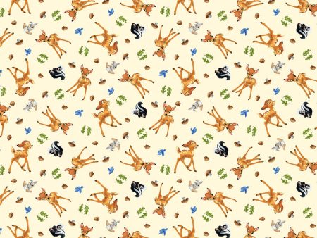 Disney Bambi Thumper and Friends Fabric by the yard Fashion