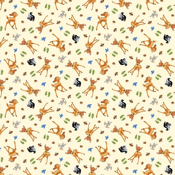 Disney Bambi Thumper and Friends Fabric by the yard Fashion