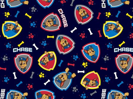 Nickelodeon Paw Patrol Chase on The Case Fabric by the yard Cheap