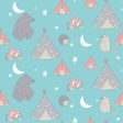 Camp Wee One Campsite Fabric by the yard Online