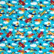 Aeroplanes Allover Planes Airport Fabric by the yard For Sale