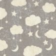 Clouds Stars Moon Fabric by the yard Online Hot Sale