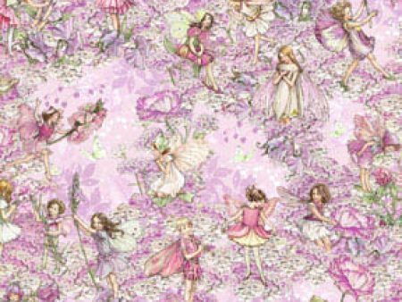 Petal Flower Fairies Fabric by the yard on Sale