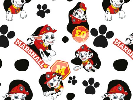 Nickelodeon Paw Patrol Paws and Spots Fabric by the yard Online Sale