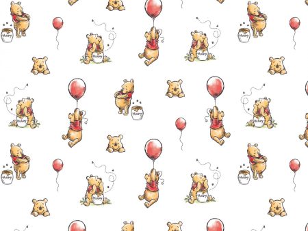 Disney Winnie The Pooh Balloon Fabric by the yard Online now