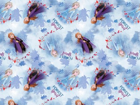 Disney Frozen Elsa and Anna Toss Fabric by the yard Fashion