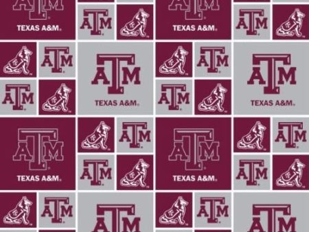 Texas A&M Aggies Cotton Fabric by the yard Online now