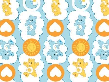 Disney Care Bears FunShine and Bedtime Bears Fabric by the yard For Cheap