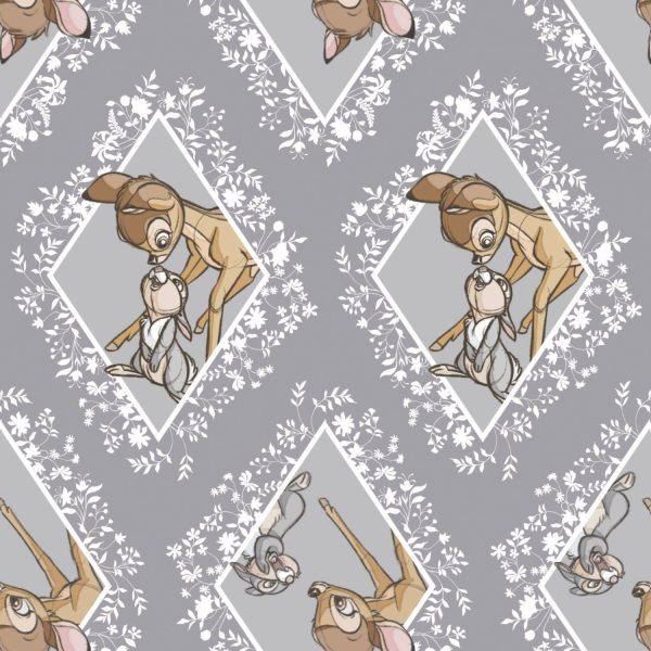 Disney Bambi Thumper Diamonds Fabric by the yard Fashion