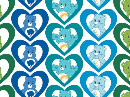 Disney Care Bears Cool Hearts Fabric by the yard Hot on Sale