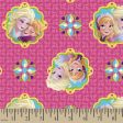 Disney Frozen Elsa Anna Framed Fabric by the yard on Sale