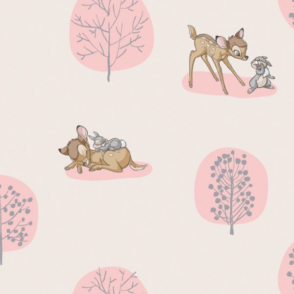 Disney Bambi Thumper Forest Scene Fabric by the yard Sale