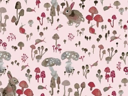 Enchanted Forest Bunnies Fabric by the yard For Cheap