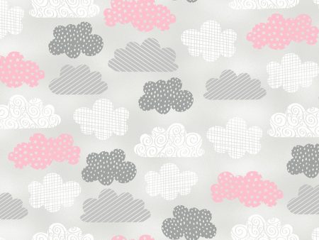 One Sheep, Two Sheep Clouds Fabric by the yard Supply