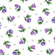 Catalina Ultra Violet Floral Lilac Tulip Fabric by the yard on Sale