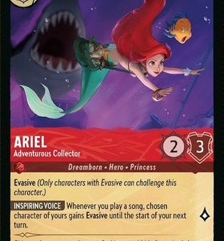 Ariel - Adventurous Collector (103 204) - Into the Inklands Cold Foil [Super Rare] on Sale