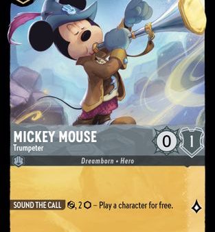 Mickey Mouse - Trumpeter (182 204) - Into the Inklands Cold Foil [Legendary] Supply