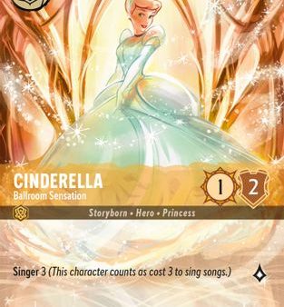 Cinderella - Ballroom Sensation (Enchanted) (205 204) - Rise of the Floodborn Holofoil [Enchanted] Online Hot Sale