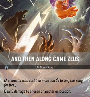 And Then Along Came Zeus (Enchanted) (222 204) - Into the Inklands Holofoil [Enchanted] For Cheap