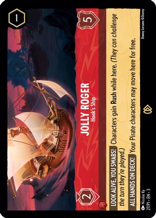 Jolly Roger - Hook s Ship (27) - Disney Lorcana Promo Cards Cold Foil [Promo] Sale