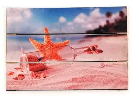 Beach printed wooden plaques (1) Cheap