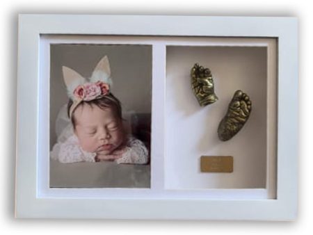 Baby cast frame with picture Package 3 Discount