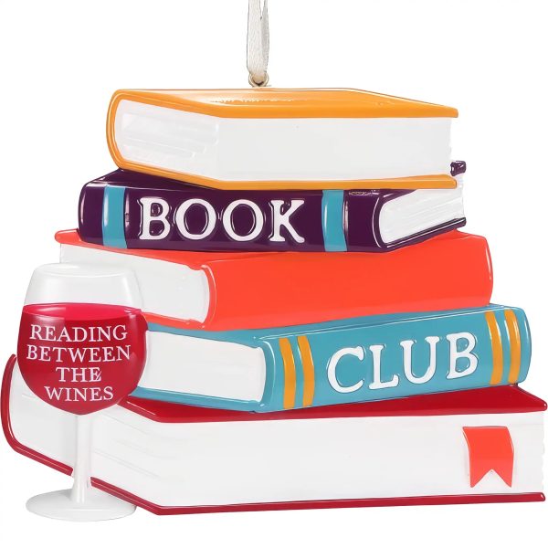 Wine Book Club Christmas Ornament Online Sale