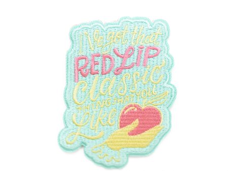 Red Lip, Classic Sticker Patch Online