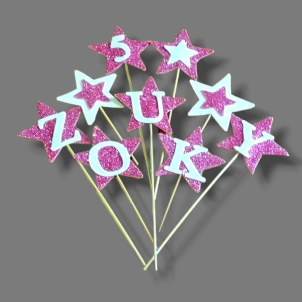 Cupcake toppers (foam)  Stars  Cheap