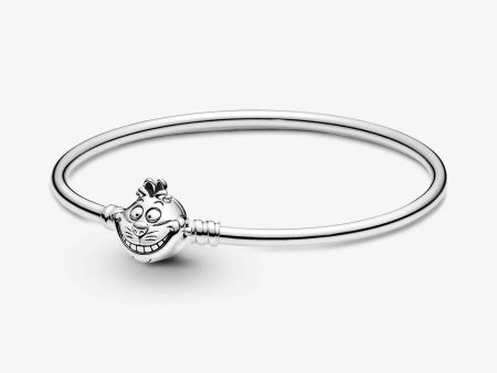 Disney Alice in Wonderland Cheshire Cat Clasp Pandora Moments Bangle Sale