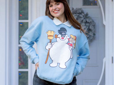 Frosty the Snowman Collared Crewneck For Sale