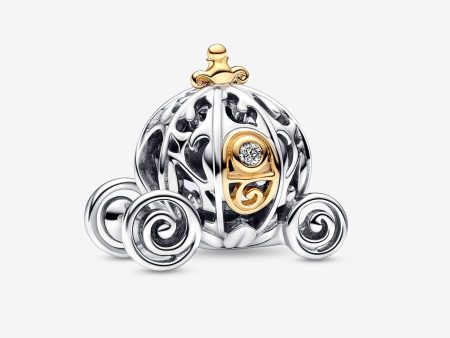 Disney 100th Anniversary Cinderella s Enchanted Carriage Lab-grown Diamond Charm For Cheap