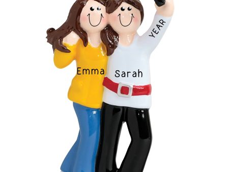 Selfie BFF Christmas Ornament on Sale