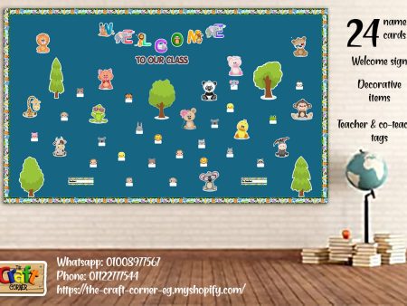 Animals Welcome Board Set For Discount