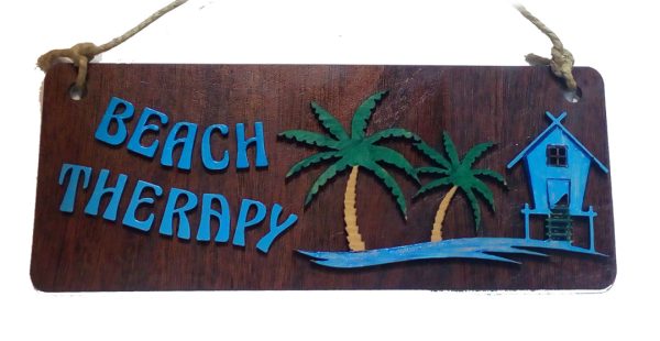 Beach Therapy wooden plaque Sale