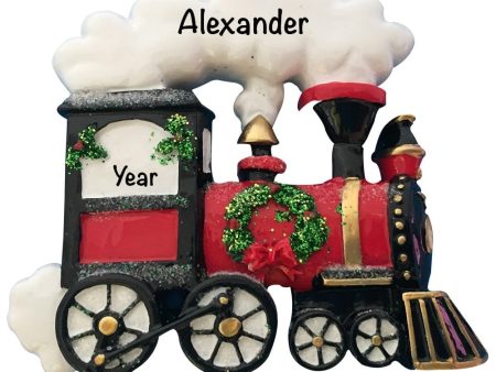 Holiday Train Christmas Ornament on Sale