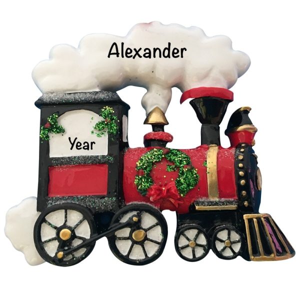 Holiday Train Christmas Ornament on Sale