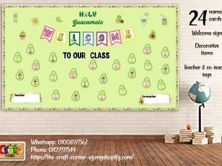 Avocado Welcome Board Set For Sale