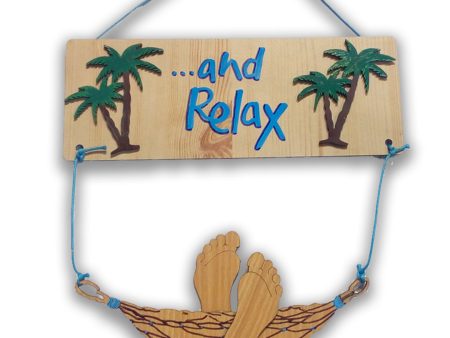 And relax  wooden plaque Discount