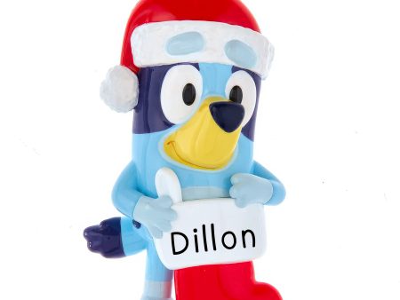 Bluey Stocking Christmas Ornament Supply