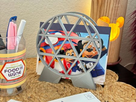 Spaceship Earth Napkin Holder   Desk File Organizer Supply